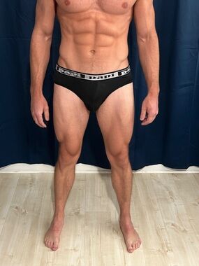 Men's Papi black Brief Small